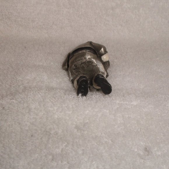Hudson pewter figurine Santa Holly annual 1990